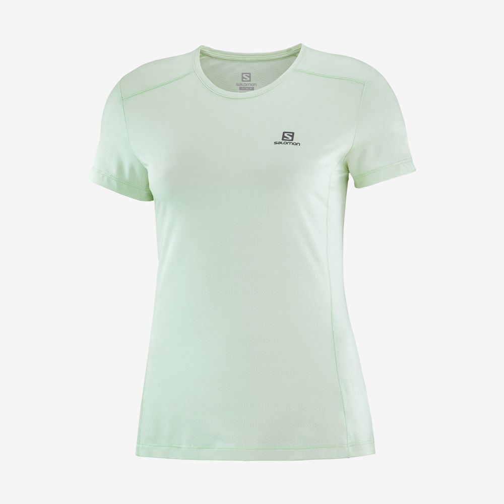 Camisetas Salomon Mujer Azules - Salomon Argentina XA W,071293-TBK